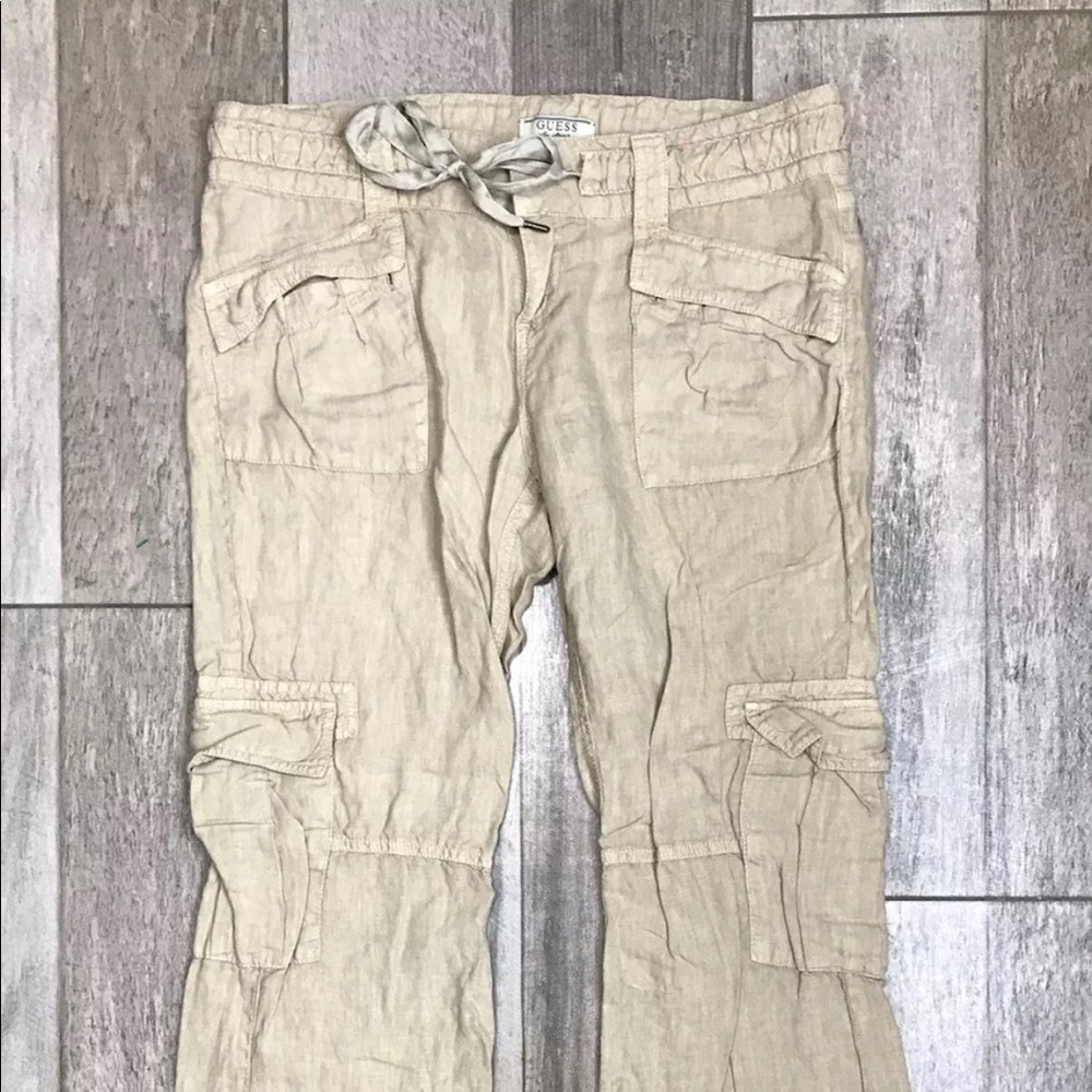 Linen Cargo Pants